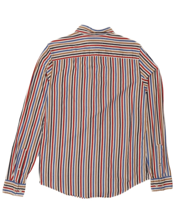 Camisa Tommy Hilfiger Slim Fit para hombre XS Algodón a rayas multicolor