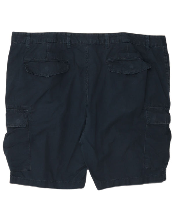 Marks & Spencer Pantalones cortos cargo para hombre W44 2XL Algodón azul marino