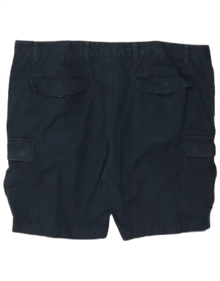 Marks & Spencer Pantalones cortos cargo para hombre W44 2XL Algodón azul marino