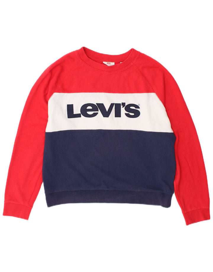 Levi's Sudadera tipo jersey para mujer UK 46 Large Multicolor Colourblock