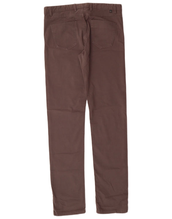 MASSIMO DUTTI Pantalones Casuales Slim para Hombre EU 40 Medium W31 L34 Gris Algodón