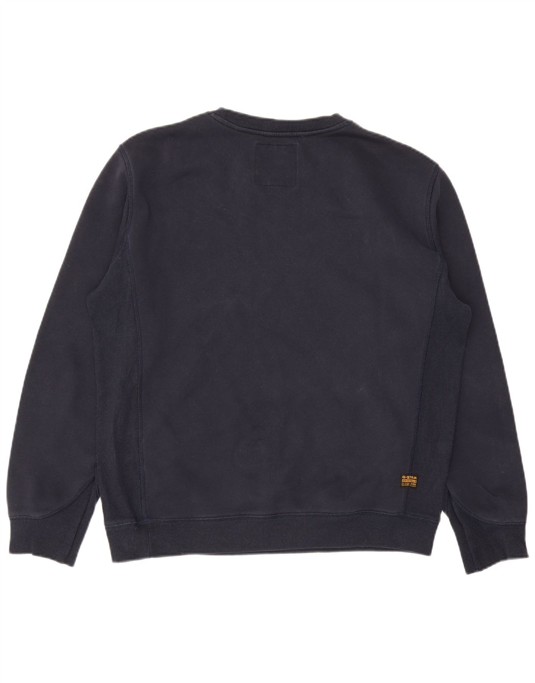 G-Star Hombre Sudadera Jumper Large Azul Marino Algodón