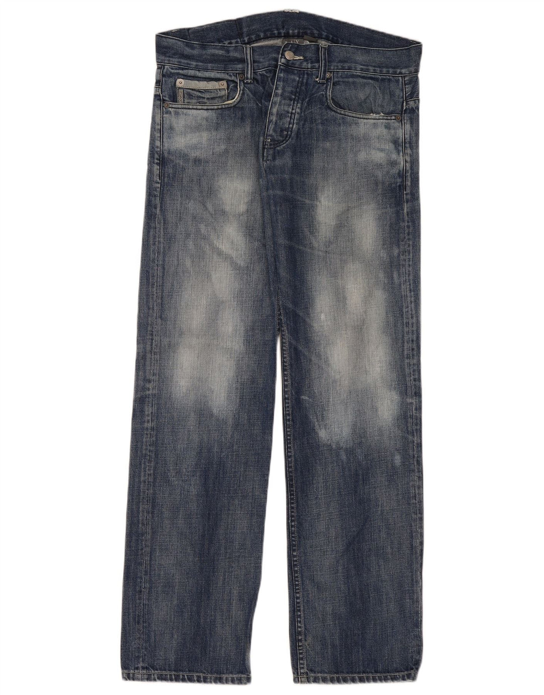 Armani Exchange Vaqueros Sueltos para Hombre W32 L32 Algodón Azul
