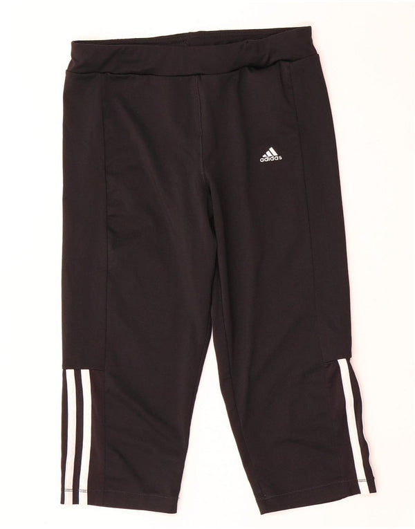 Adidas Chicos Climalite Capri Pantalones Chándal 13-14 Años Negro Poliéster