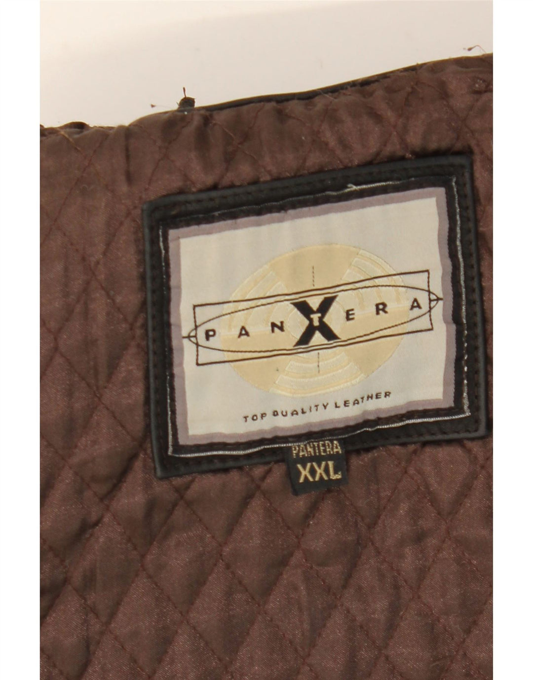 PANTERA Chaqueta de cuero para hombre UK 44 2XL Cuero marrón