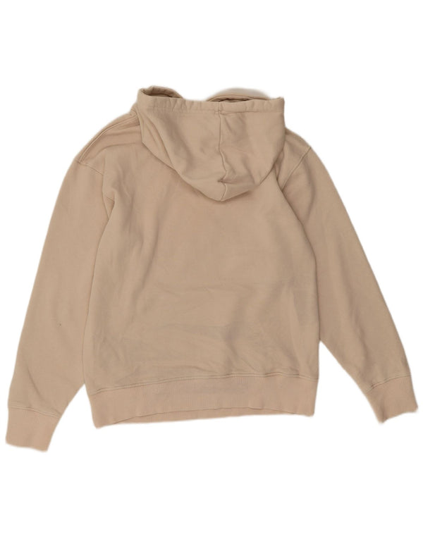 Zara Mujer Sudadera con Capucha Extragrande UK 10 Small Beige