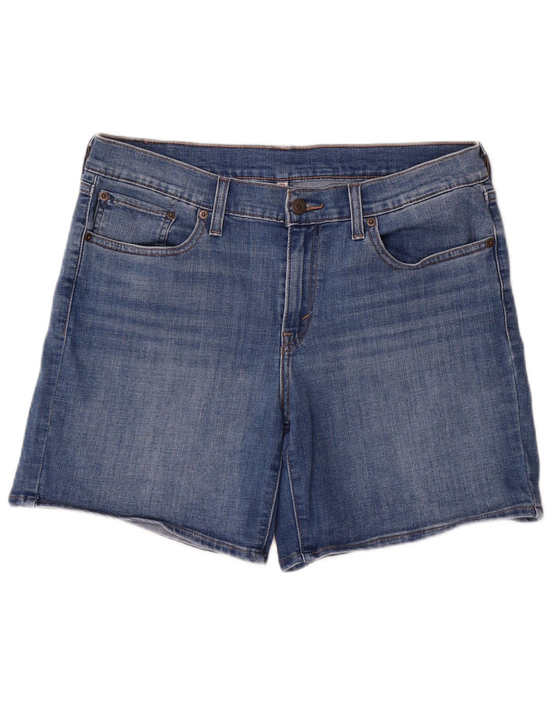 Shorts Levi's Mujer W30 Algodón Azul Medio
