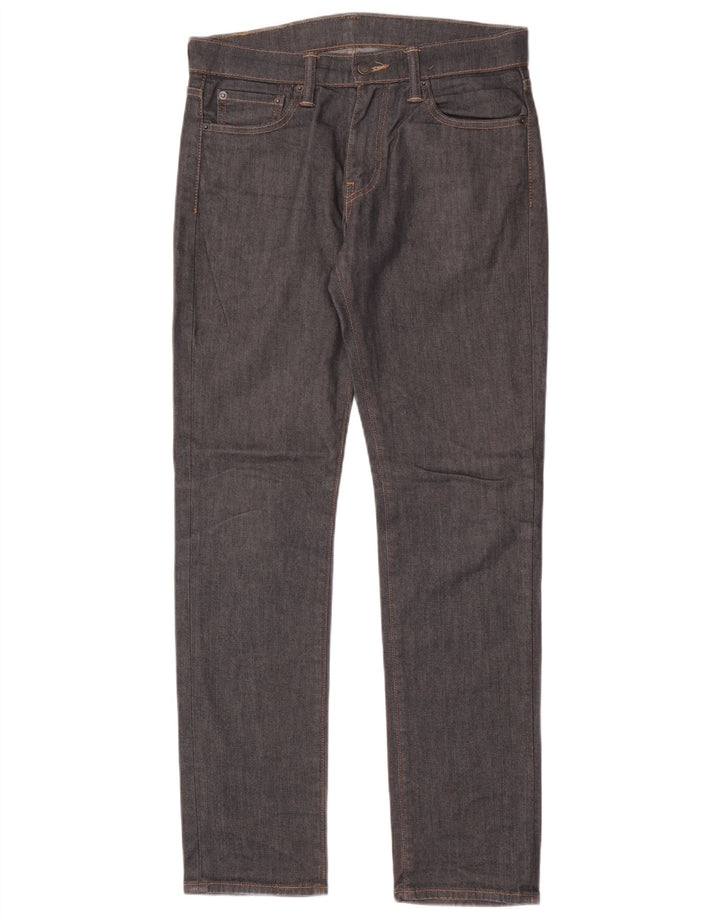 Levi's Hombre 511 Slim Jeans W30 L32 Algodón Gris