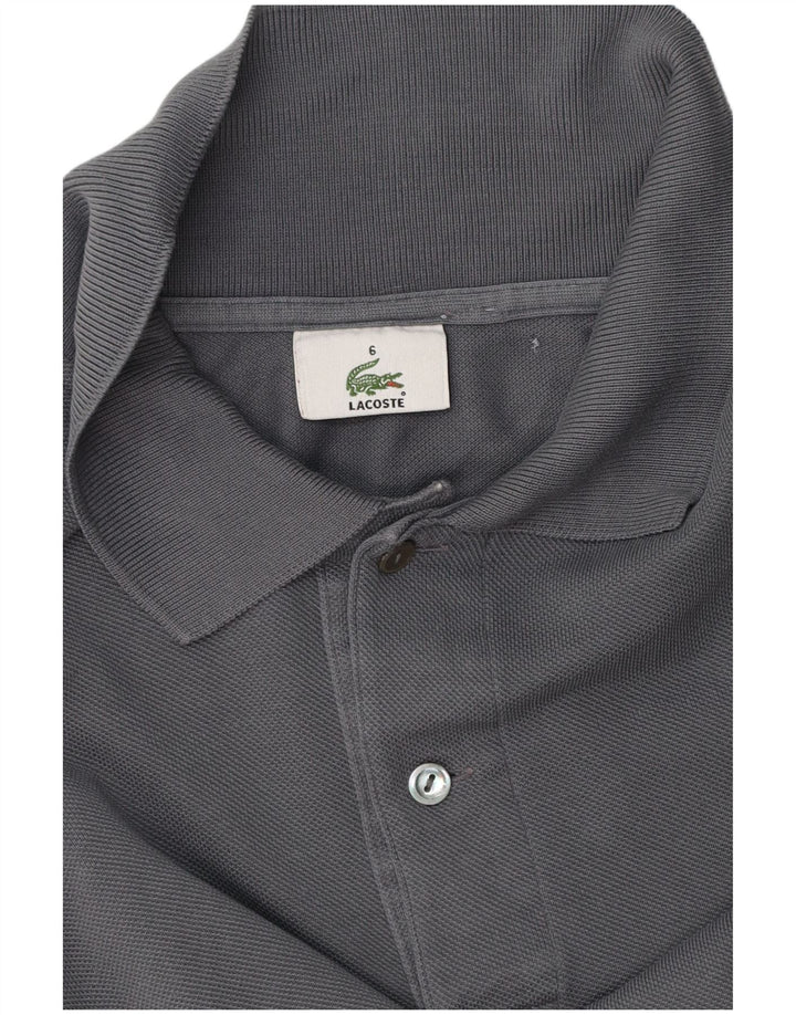 Polo Lacoste Hombre Talla 6 XL Gris
