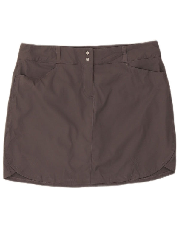 Adidas Minifalda para mujer UK 14 Large W32 Gris Poliéster