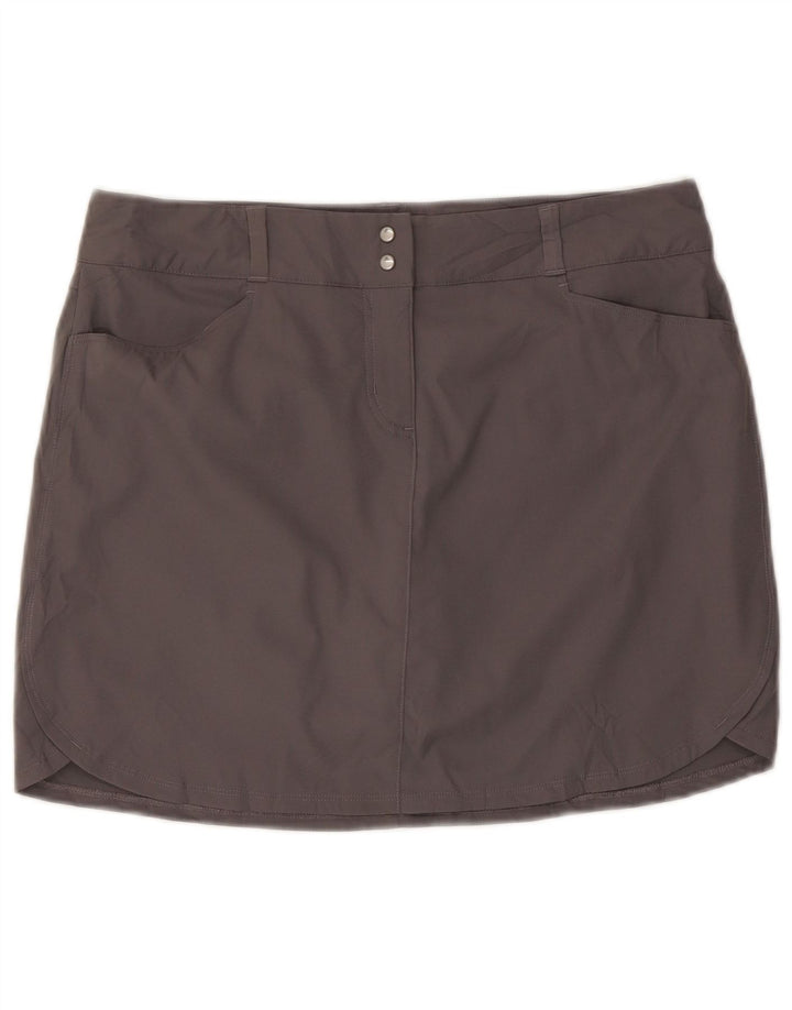 Adidas Minifalda para mujer UK 14 Large W32 Gris Poliéster