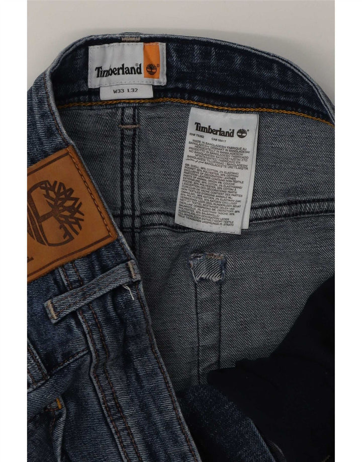 Timberland Vaqueros Slim para Hombre W33 L32 Algodón Azul