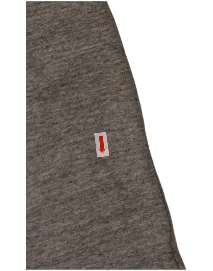 JACK WILLS Jersey con capucha extragrande para mujer UK 10 Small Grey Cotton