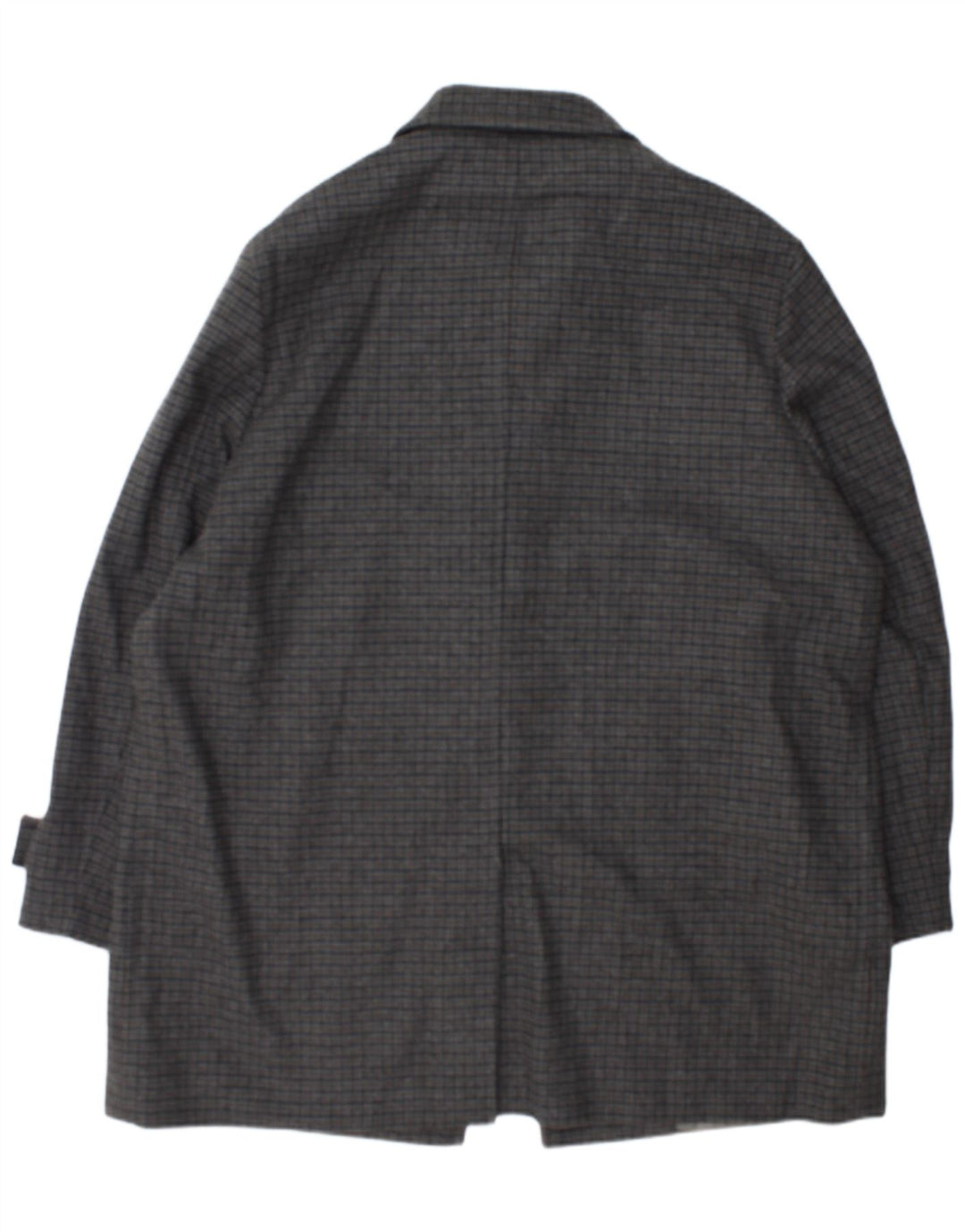 Marks & Spencer Abrigo para hombre UK 44 2XL Lana de pata de gallo gris