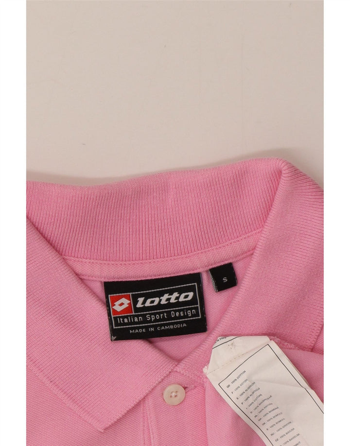 Polo Lotto Hombre Small Rosa Algodón