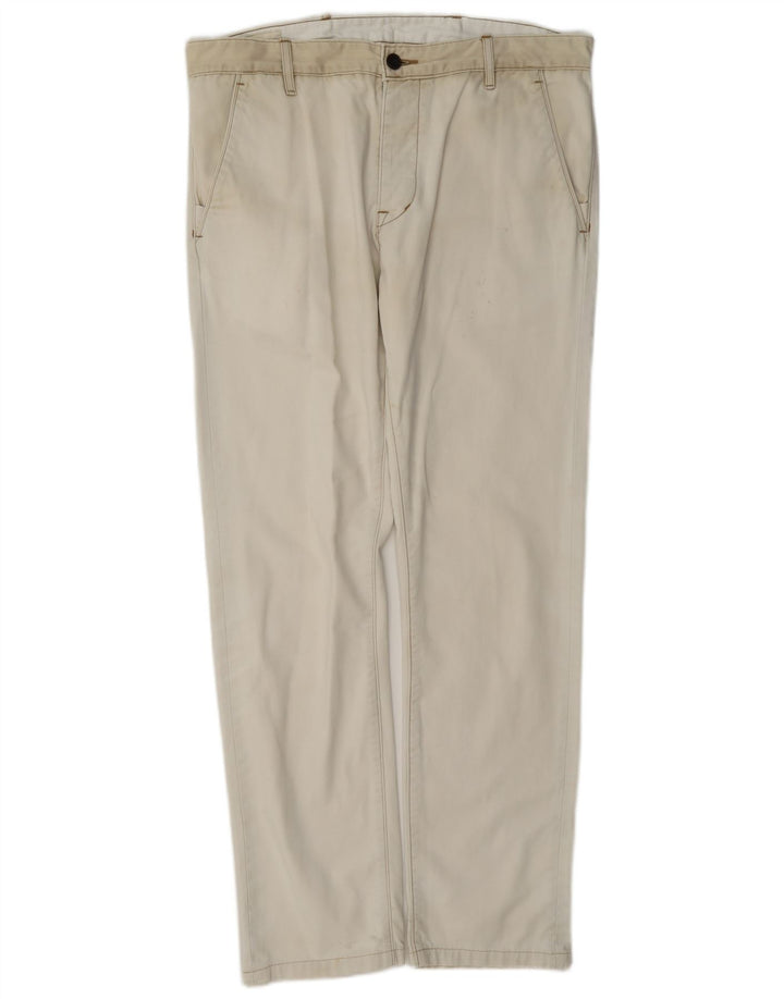 Levi's Pantalón chino recto para hombre W38 L32 Blanco