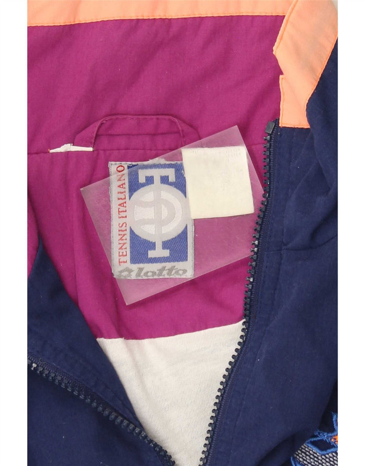 Lotto Mens Graphic Chándal Top Chaqueta Grande Azul Marino Colorblock
