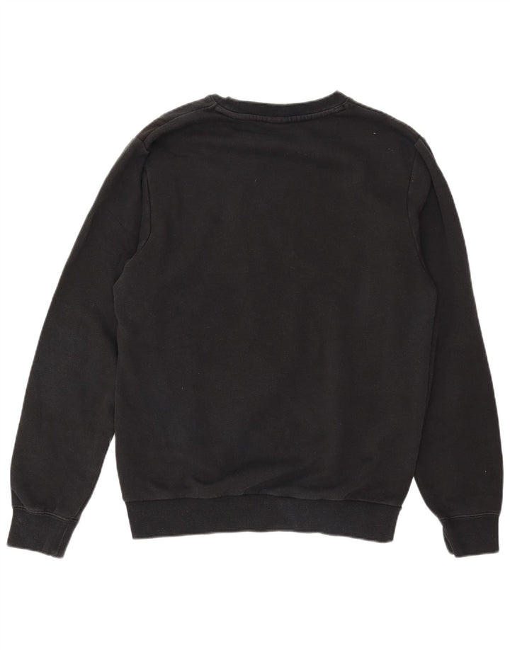 Nike - Sudadera con gráfico para hombre, talla pequeña, algodón negro