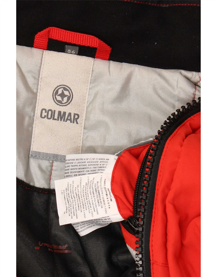 Colmar Chaqueta de esquí con capucha para hombre IT 56 XL Poliamida color block rojo