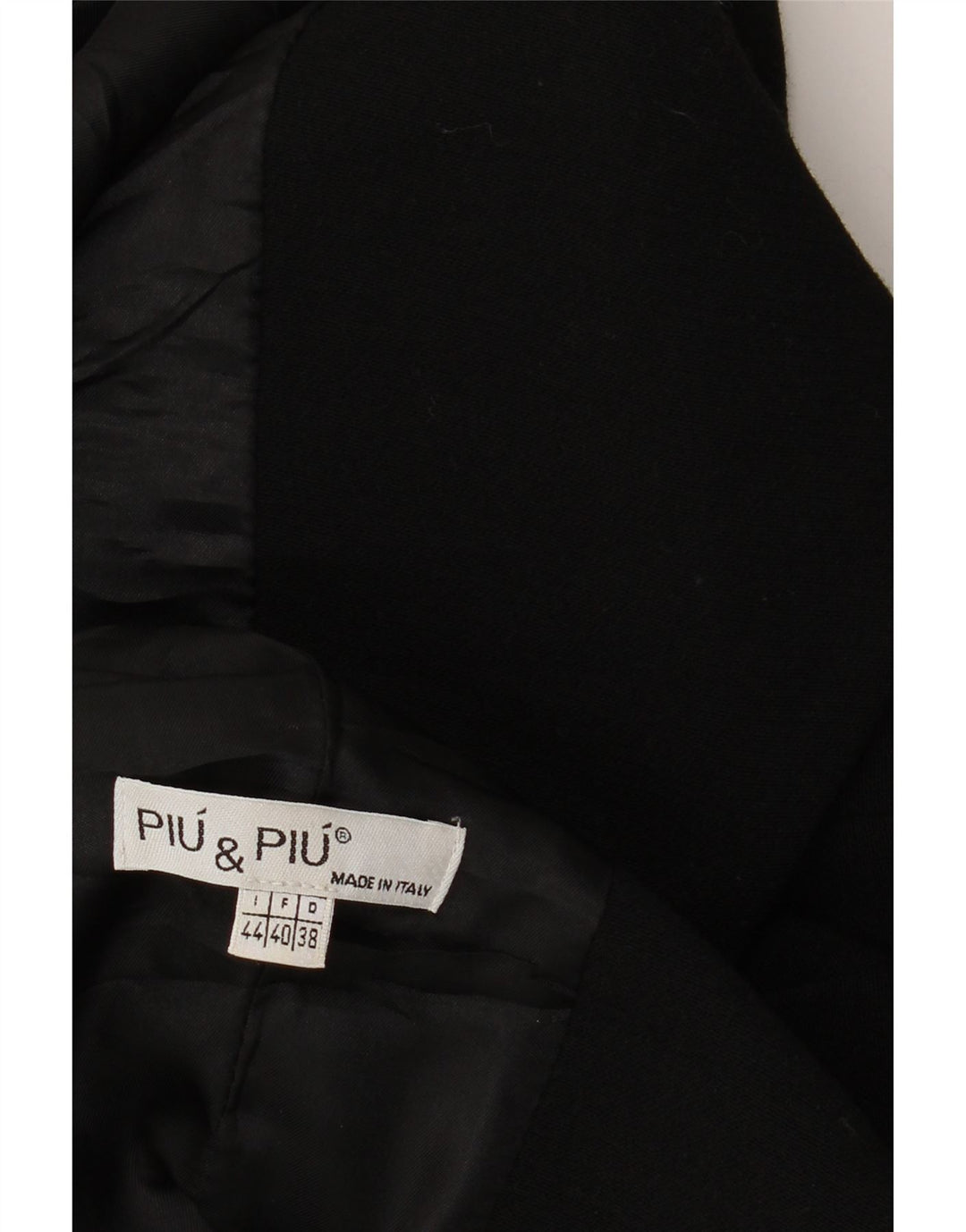 PIU & PIU Abrigo para mujer IT 44 Medio Negro