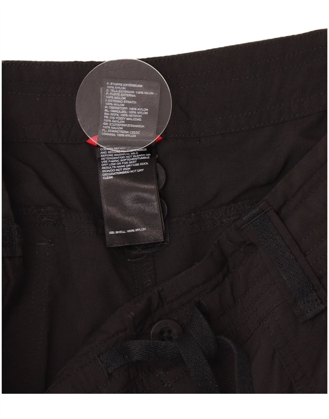 The North Face Pantalones cortos casuales para mujer US 8 Medium W30 Nylon negro