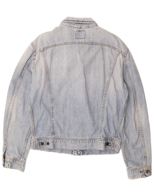 LEE Chaqueta vaquera para mujer Reino Unido 16 Algodón azul grande