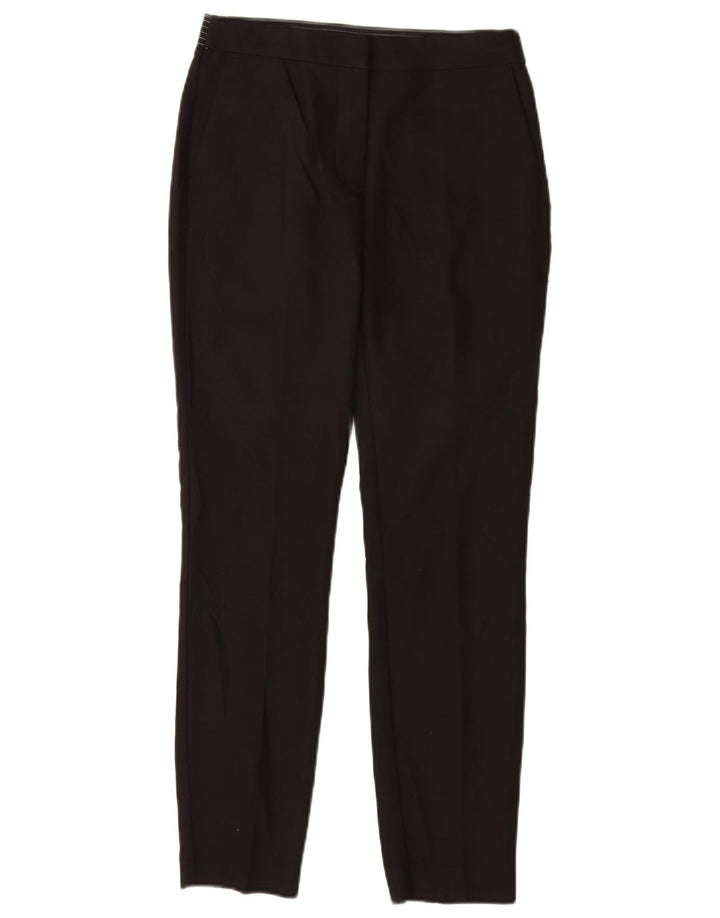 ZARA Mujer Pantalón Chino Slim Small W26 L27 Negro