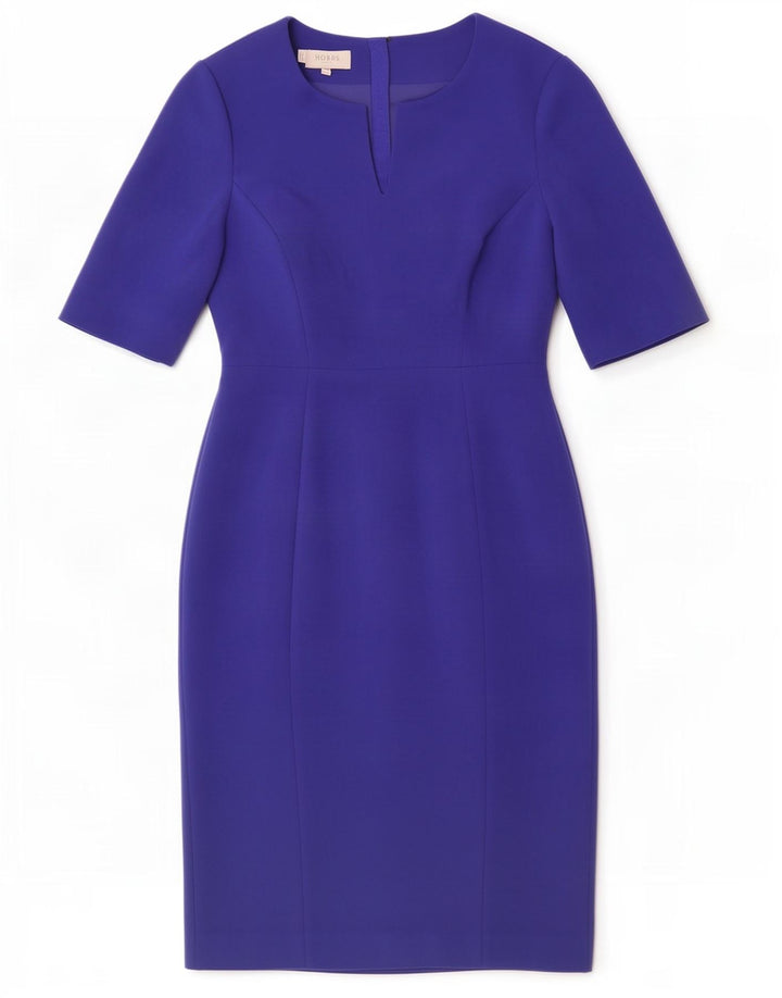 Hobbs Vestido tubo para mujer UK 10 Pequeño Poliéster azul