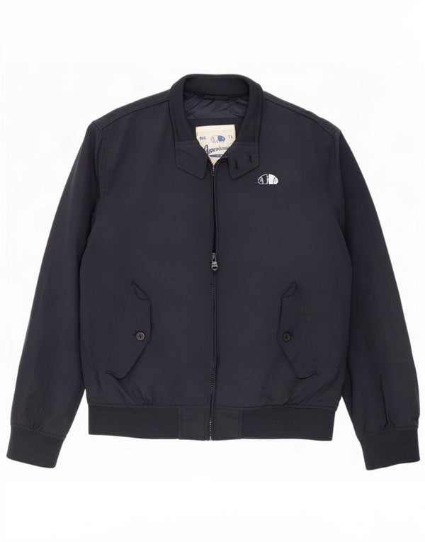 Americanino Chaqueta Bomber para Hombre UK 36 Small Azul Marino Poliamida