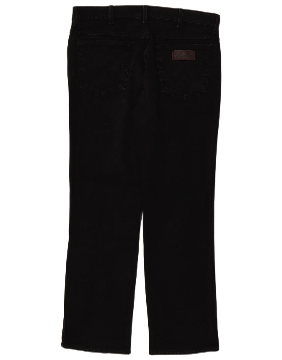 WRANGLER Vaqueros rectos elásticos Texas para hombre W36 L32 Algodón negro