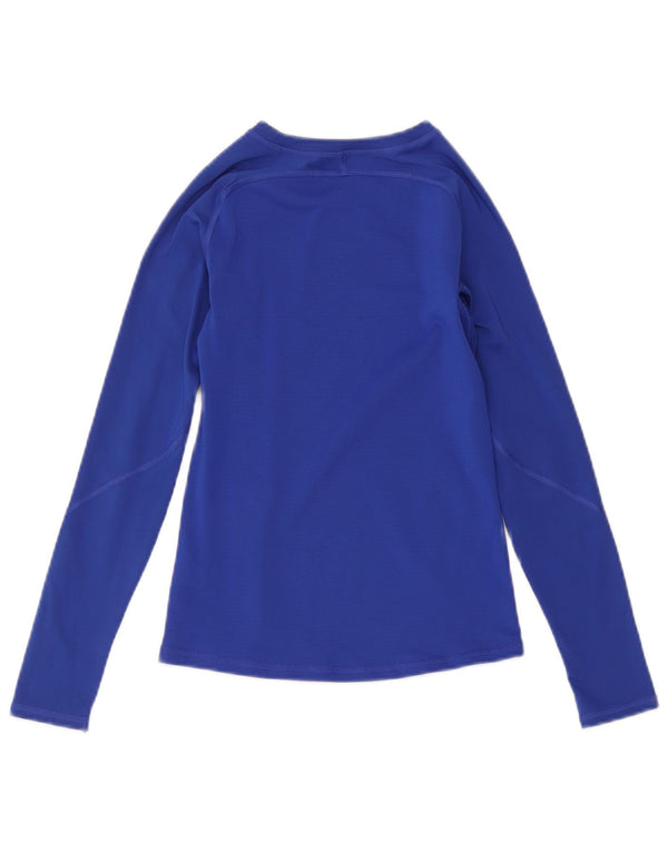 Adidas Chico Climacool Top Manga Larga 11-12 Años Azul Poliéster