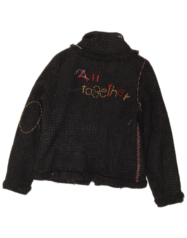 Desigual Womens Utility Jacket EU 44 XL Black