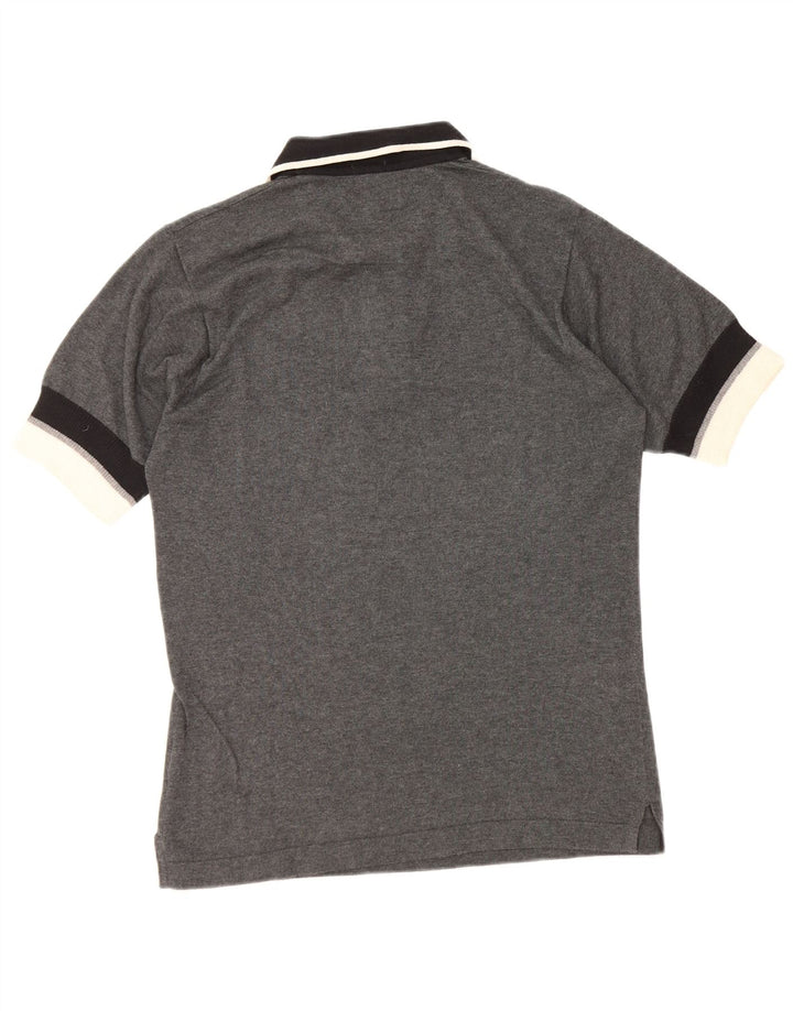 Fila Polo para hombre de algodón color block gris pequeño