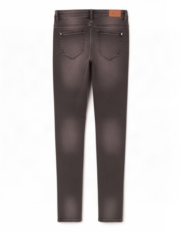 Zara Womens Distressed Skinny Jeans EU 38 Small W28 L27 Black Cotton