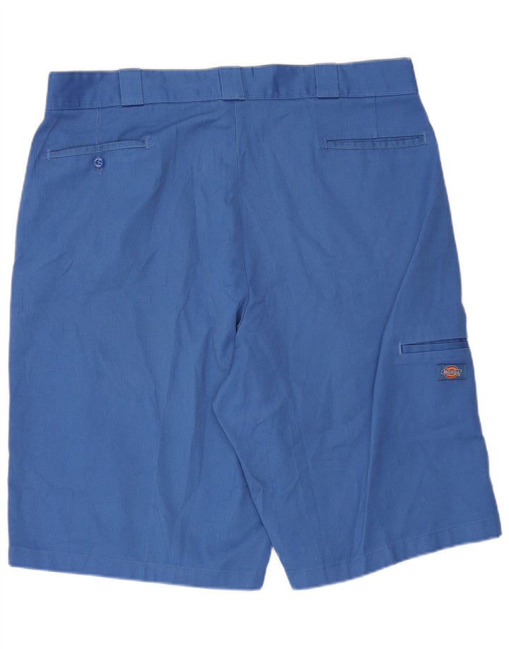DICKIES Mens Cargo Shorts W40 XL Blue Polyester