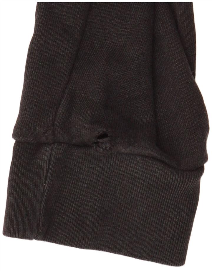 Adidas Hombre Sudadera Gráfica Jumper Medium Negro Algodón