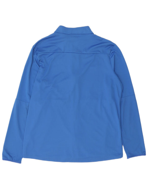 Nike Hombre Dri Fit Chándal Top Chaqueta XL Poliéster Azul