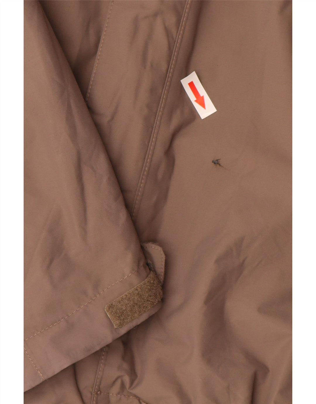 The North Face Chaqueta impermeable con capucha para hombre UK 38 Medium Beige Nylon
