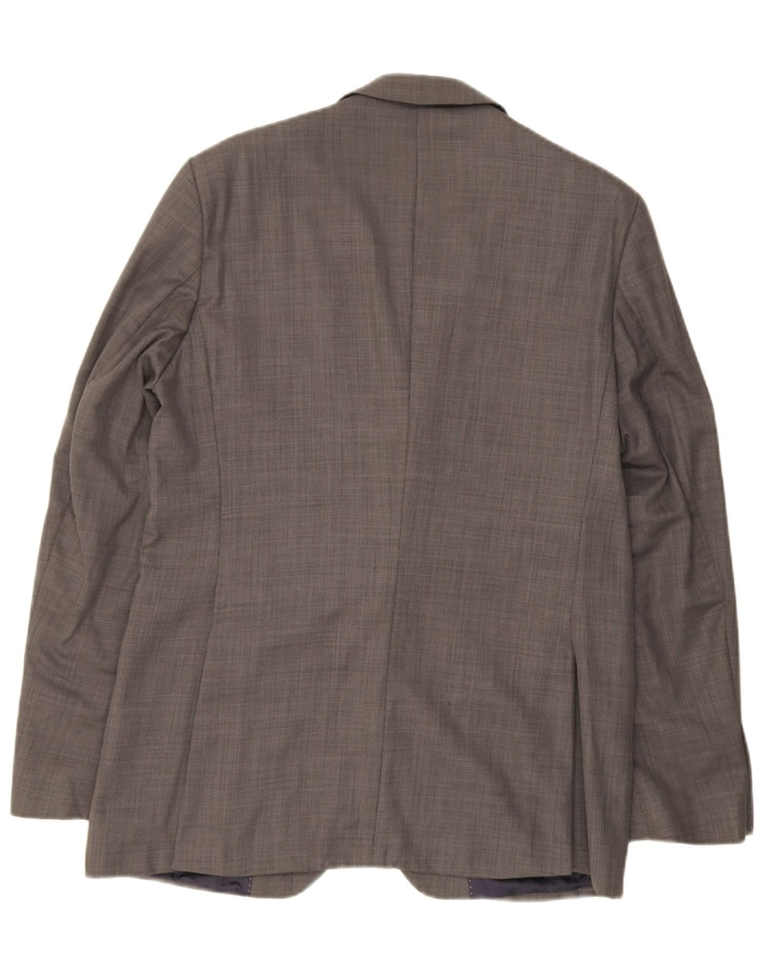 Zara Chaqueta Blazer De 2 Botones Para Hombre EU 52 Grande Lana Gris