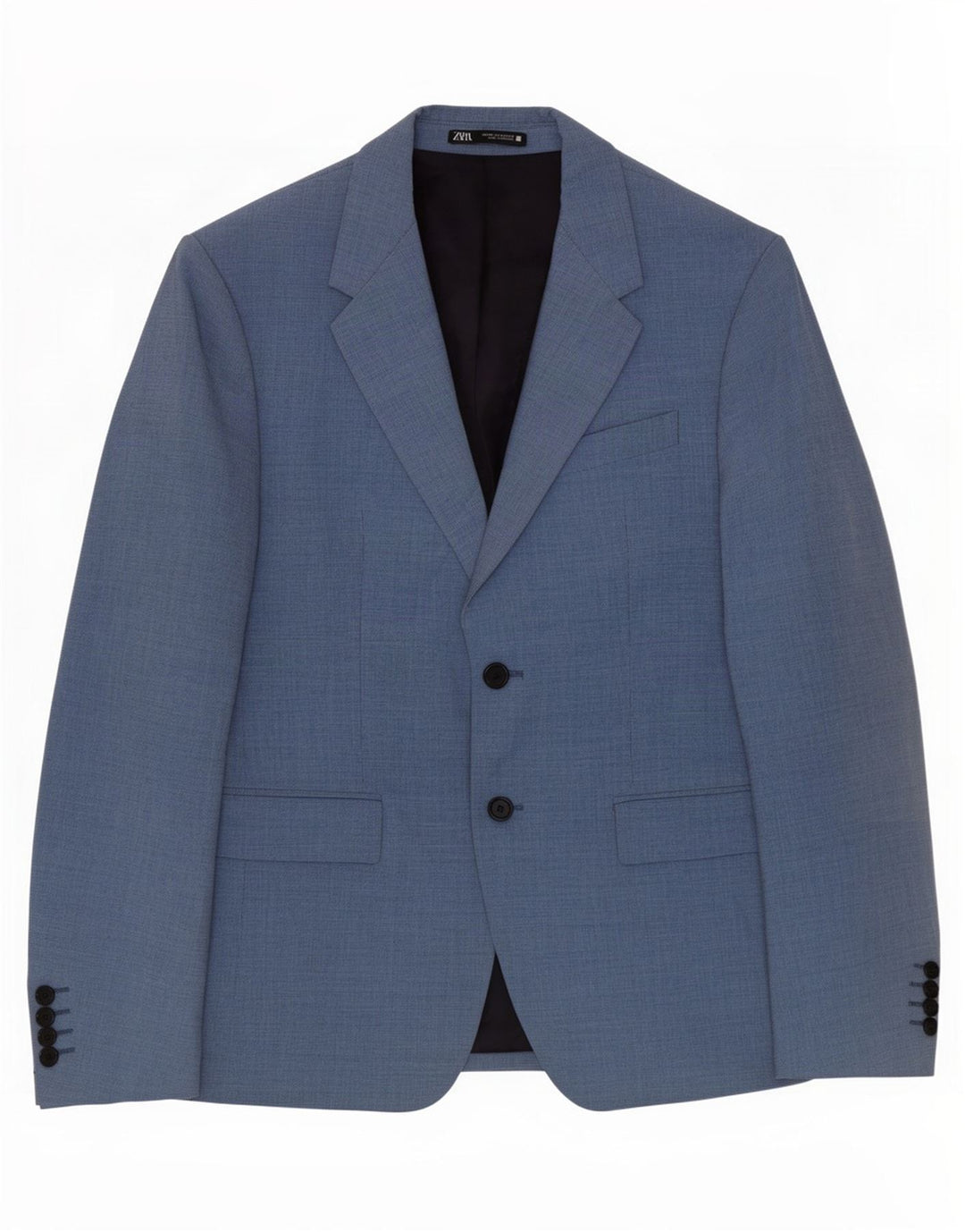 Zara Chaqueta tipo blazer de 2 botones para hombre EU 50 Azul medio