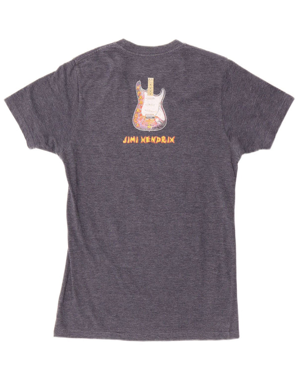 Hard Rock Cafe Mens Miami Graphic Camiseta Top Pequeño Azul Marino Algodón