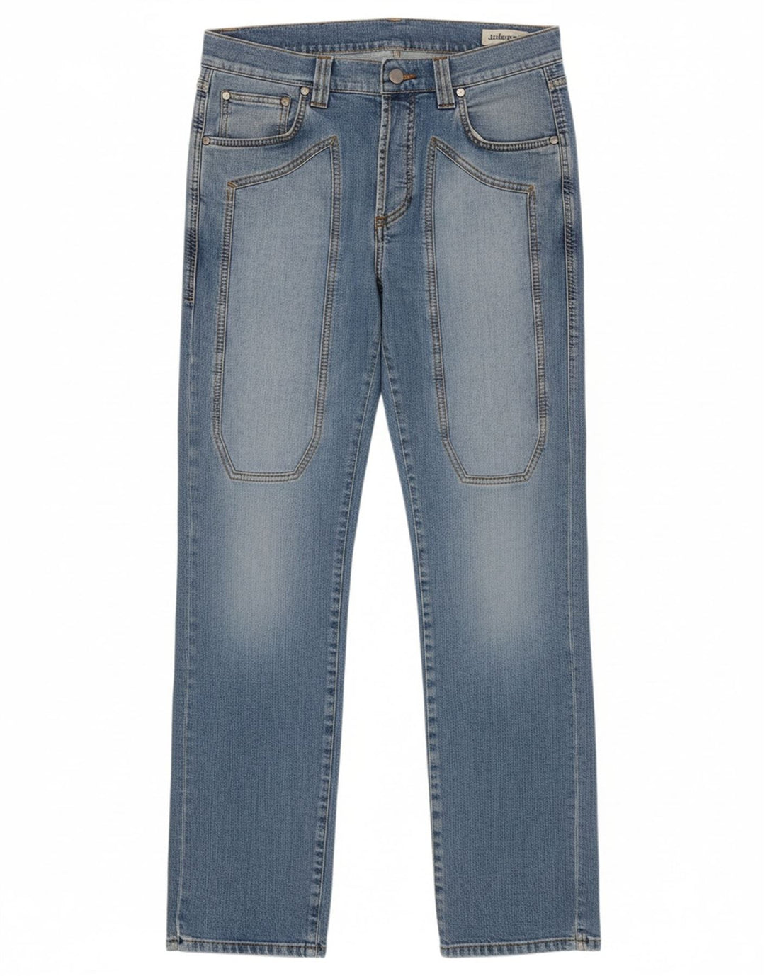 JECKERSON Womens Straight Jeans W32 L30 Blue Cotton