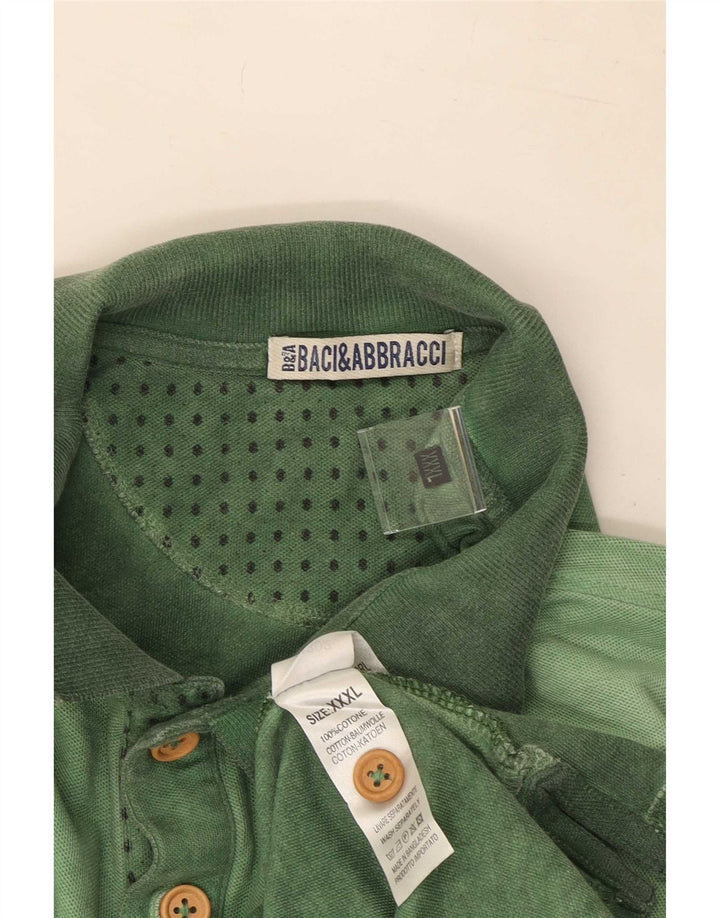 BACI & ABBRACCI Polo Hombre 3XL Algodón Verde