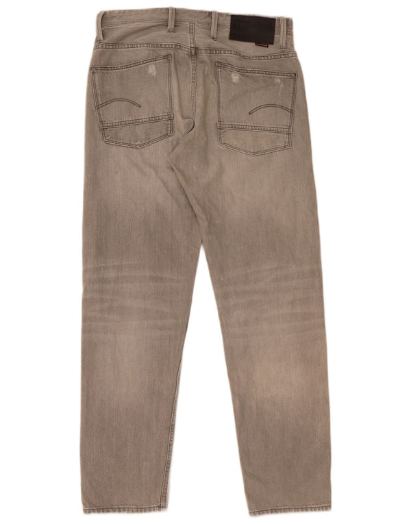 Vaqueros cónicos desgastados y relajados para hombre G-Star W30 L32 Algodón gris