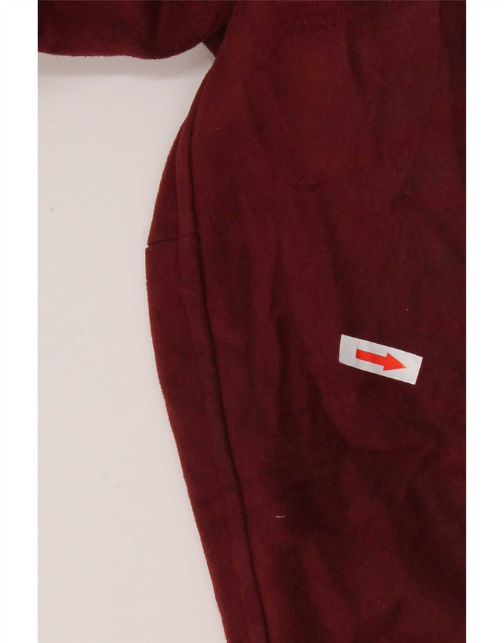 Marks & Spencer Chaqueta Sherpa para Mujer UK 10 Small Borgoña Poliéster