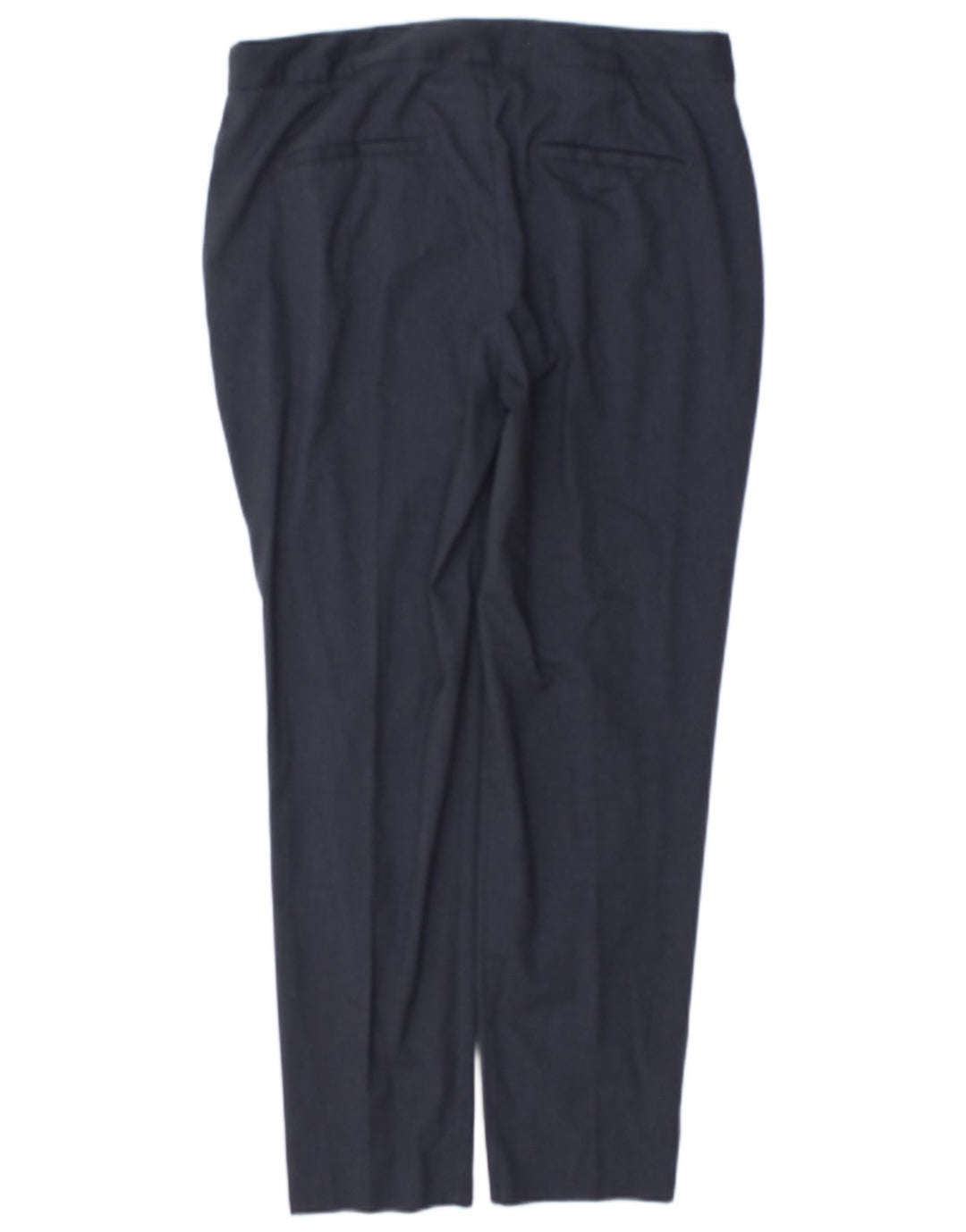 Zara Pantalón de traje ajustado para mujer EU 38 Small W28 L28 Azul marino Poliéster