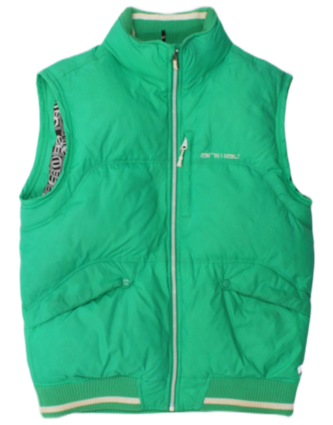 Chaleco acolchado Animal para hombre ES 38 Nylon verde medio