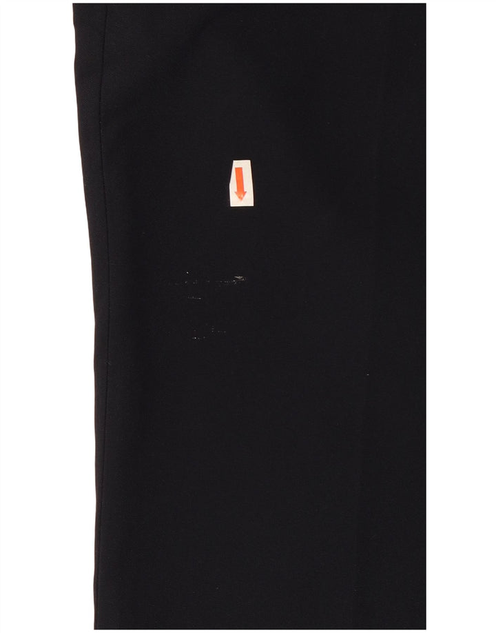 Marks & Spencer Pantalón chino recto para hombre W42 L29 Poliéster azul marino