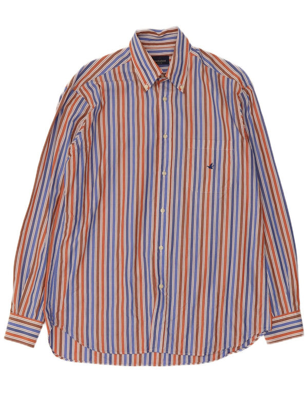 Brooksfield Camisa para hombre Talla 41 Mediana Rayas multicolores