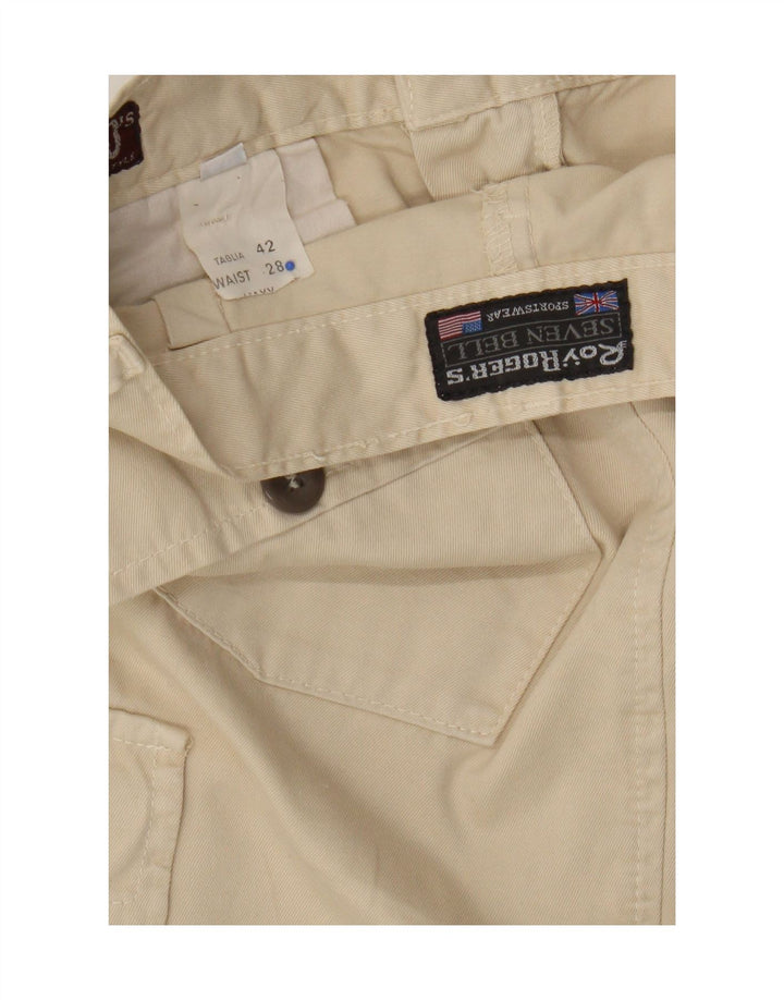 Roy Rogers Maxi Falda Cargo para Mujer W28 Algodón Beige Medio